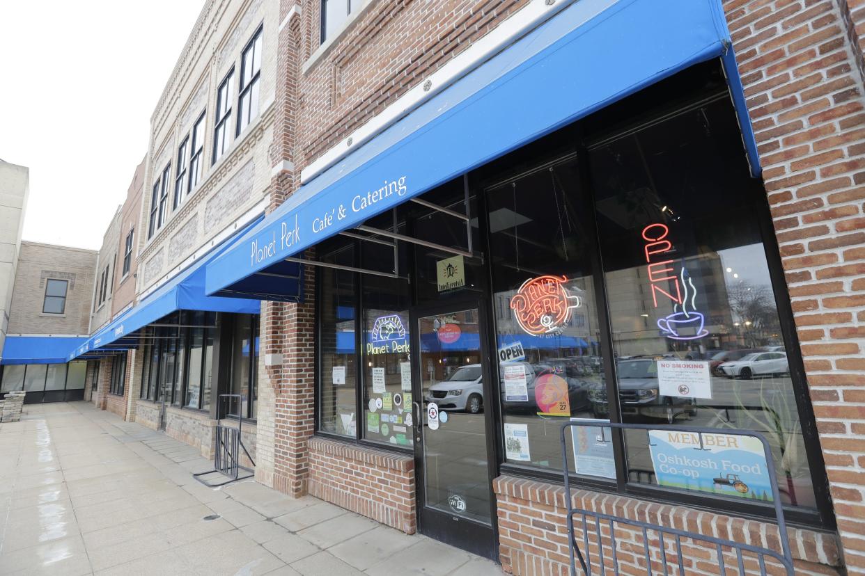 Planet Perk was recently voted as a reader-favorite coffee shop in Oshkosh. It's City Center location is shown April 20, 2022, at 100 City Center C in Oshkosh.