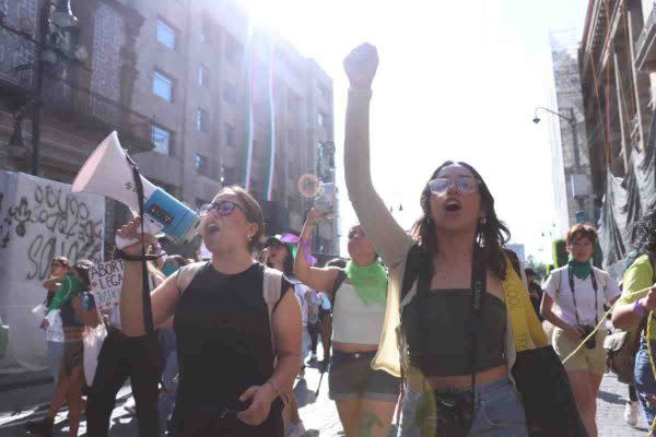 Marcha por la despenalización del aborto en la Ciudad de México.