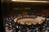 The United Nations Security Council met for urgent talks as Syrian and Russian warplanes pounded rebel-held areas of Aleppo