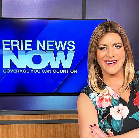 <p>Emily Matson News/Facebook</p> Anchor Emily Matson