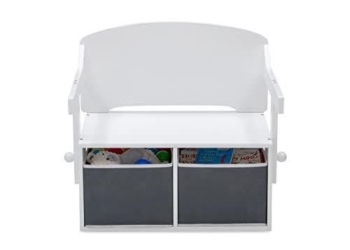 2) 3-In-1 Convertible Storage Bench