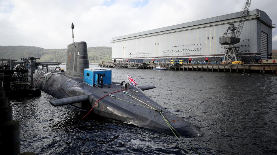 The Stena Superfast VII ferry operates between Northern Ireland and Scotland. The Royal Navy has not confirmed which submarine was involved in the incident. (PA)