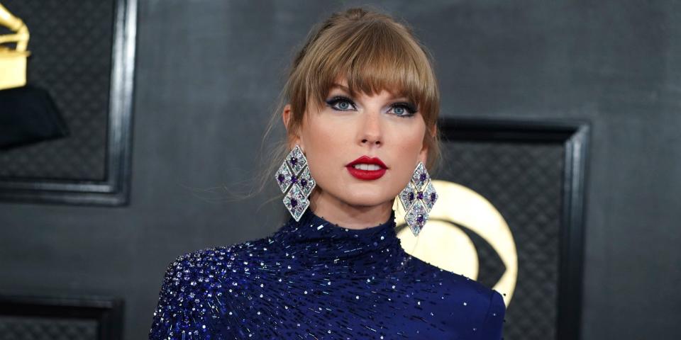 Taylor Swift at the 2023 Grammy Awards. - Copyright: Jordan Strauss/Invision/AP