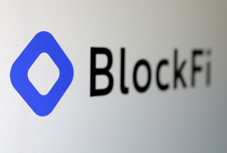 BlockFi logo is seen in this illustration, November 28, 2022. REUTERS/Dado Ruvic/Illustration