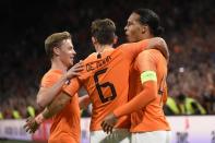 Netherlands 3 Germany 0: Virgil van Dijk and Georginio Wijnaldum heap more misery on hapless visitors