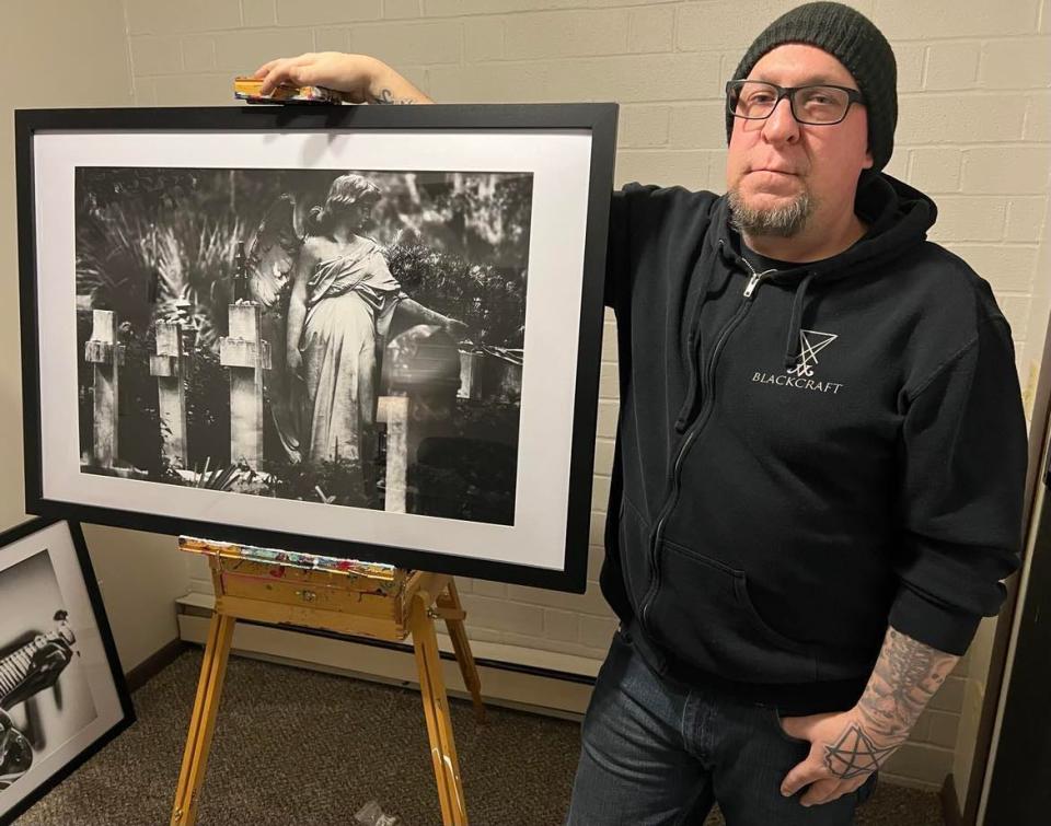 Canton photographer Josh Harris will have a solo art exhibition, "Into the Dark" 5 to 10 p.m. Friday at The Hub Art Factory in downtown Canton during First Friday festivities.