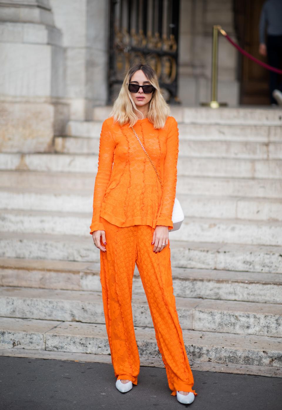 <h1 class="title">Street Style - Paris Fashion Week Womenswear Fall/Winter 2019/2020 : Day Eight</h1><cite class="credit">Christian Vierig</cite>