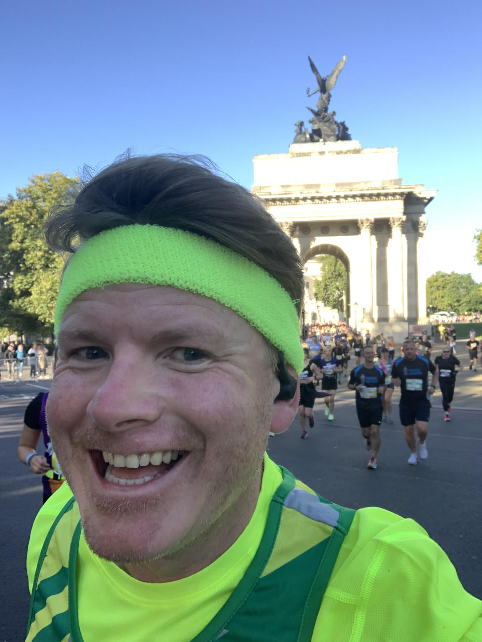 Jonathan Oakeley running the Royal Parks Half Marathon (Collect/PA Real Life)