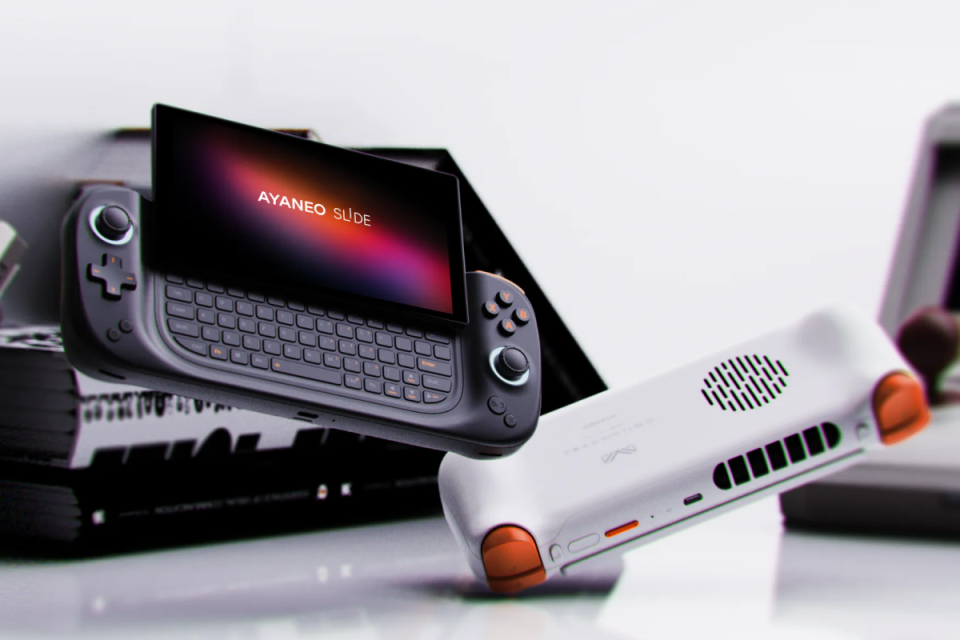 亞諾推出一款具備上滑螢幕、完整QWERTY鍵盤設計的遊戲掌機AYANEO Slide