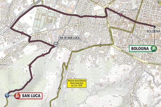 Stage one map (giroditalia.it)