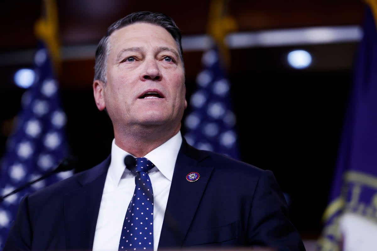 Rep Ronny Jackson at a press conference (Getty Images)