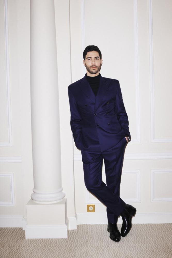 Tahar Rahim at the Golden Globes.