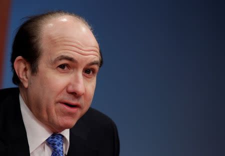 Philippe Dauman, president and CEO of Viacom, speaks at the Reuters Global Media Summit in New York in this December 2, 2010 file photo. REUTERS/Brendan McDermid
