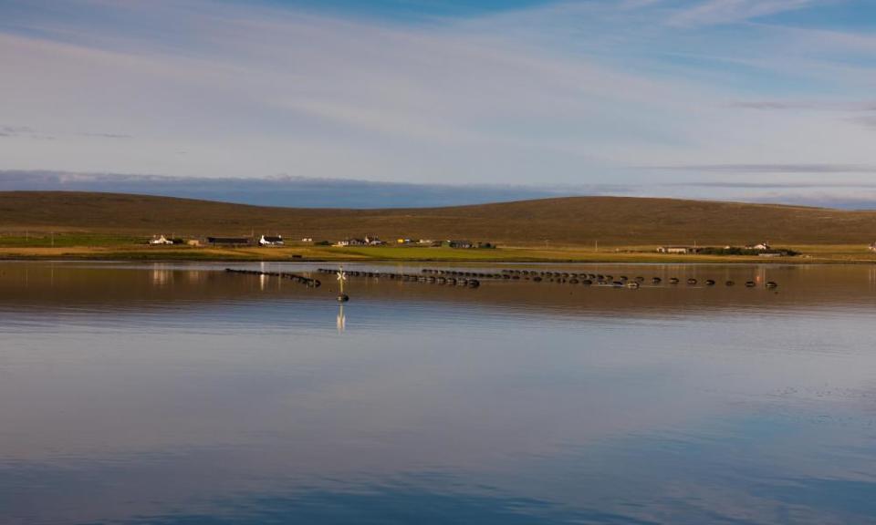 Safe haven: Baltasound harbour, Unst.