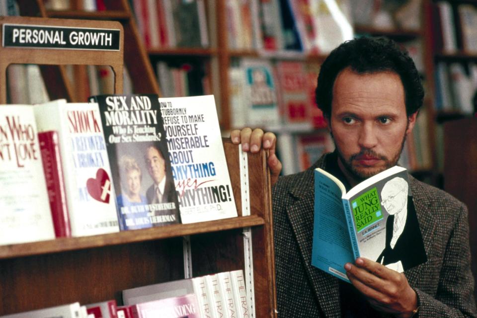 Though the bookstore is never officially named in <em>When Harry Met Sally,</em> you can see the Shakespeare and Co. branding on the window in certain scenes. This bookstore is the site of the title characters' auspicious third meeting where they finally become "friends." As Carrie Fisher's Marie aptly puts it, "Someone is staring at you in personal growth," and it turns out to be Harry Burns (Billy Crystal). He connects with Sally (Meg Ryan), and they end up going to lunch after detailing the end of both of their current relationships. Who can resist a timeless meet (for the third time) cute in the "personal growth" section? If this were us, we'd want the rest of our life to start as soon as possible -- beginning with this bookshop perfection.