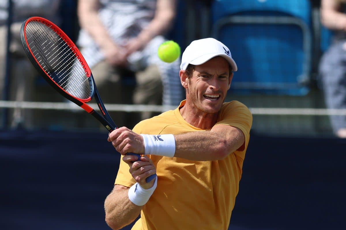 Back on track: Andy Murray beat Chung Hyeon in Surbiton, having opted to skip the French Open again  (Getty Images for LTA)