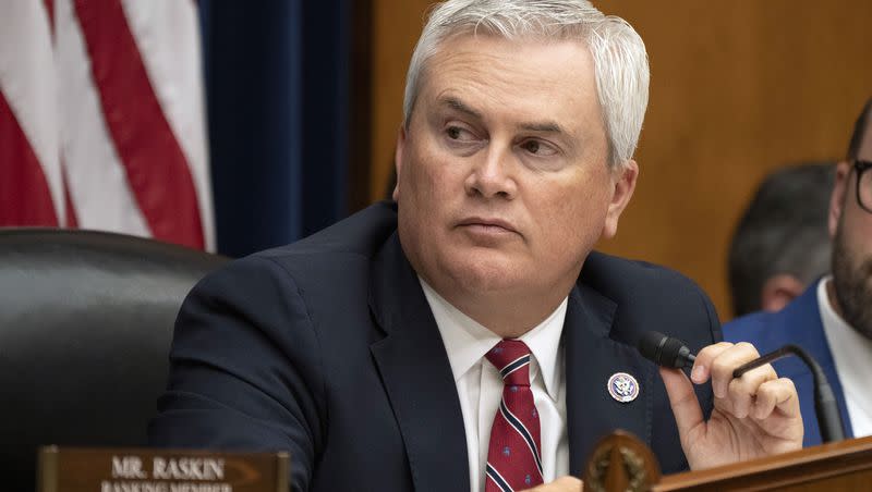 Rep. James Comer Jr., R-Ky., chairman of the Oversight and Accountability Committee, attends a committee hearing on July 19, 2023, on Capitol Hill in Washington.