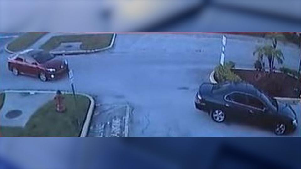 <div>Kevin Justiniano and his red Toyota Corolla were seen picking up the occupants of the green Acura involved in the deadly Winter Springs carjacking. Seminole County Sheriff Dennis Lemma said this happened at the same Orange County apartment complex where the green Acura was towed away from. (Photo: Seminole County Sheriff's Office)</div>