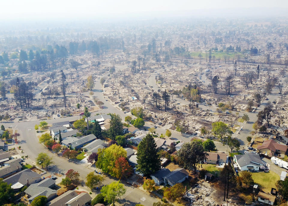 <p>Santa Rosa, California. REUTERS/DroneBase </p>