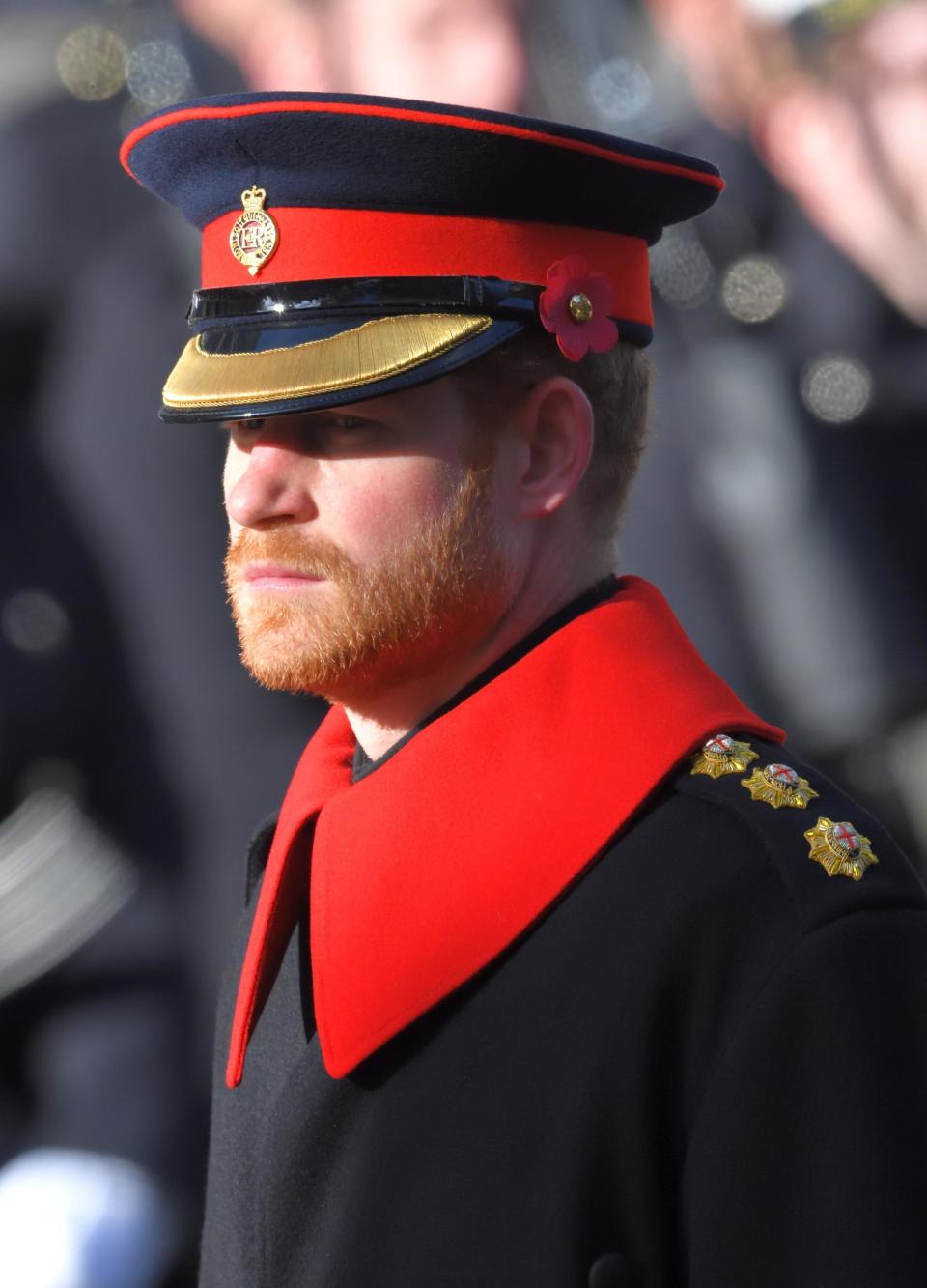 Beard in uniform