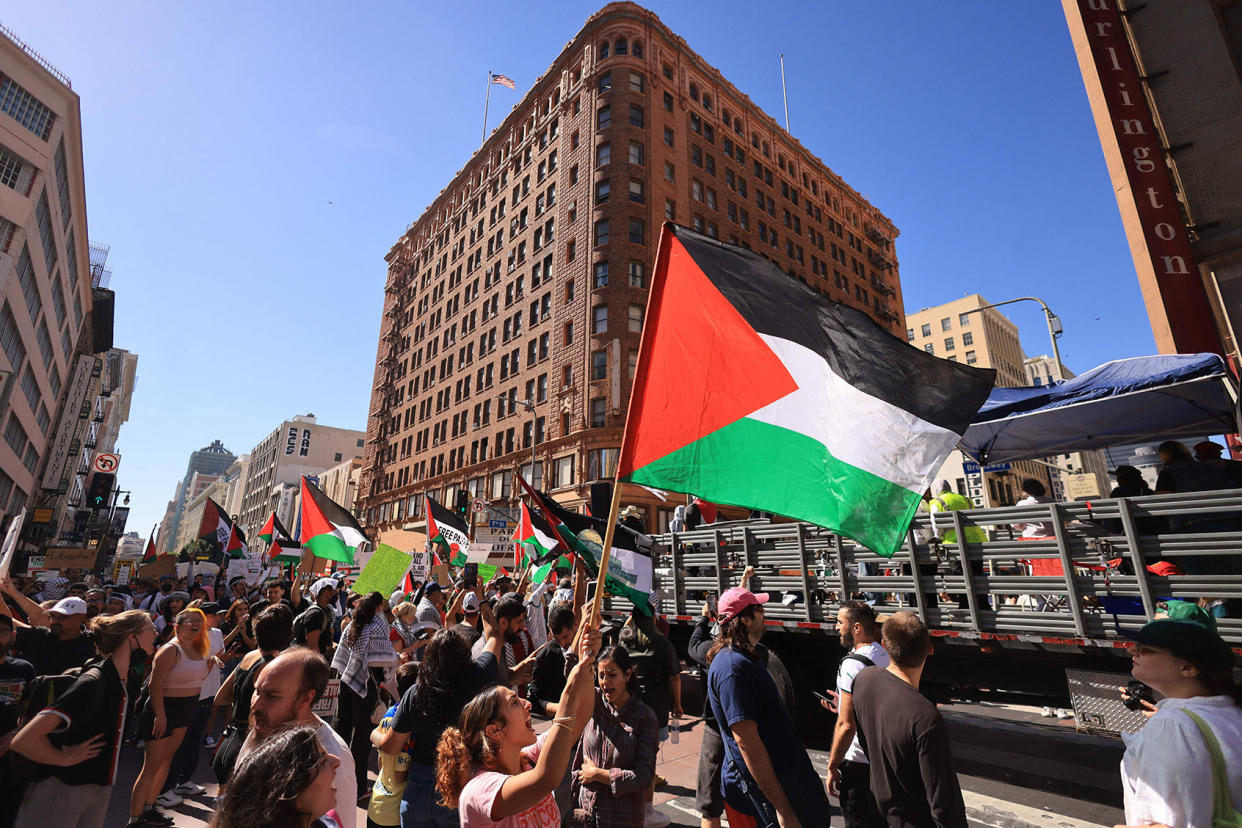 Pro-Palestine Protest California DAVID SWANSON/AFP via Getty Images