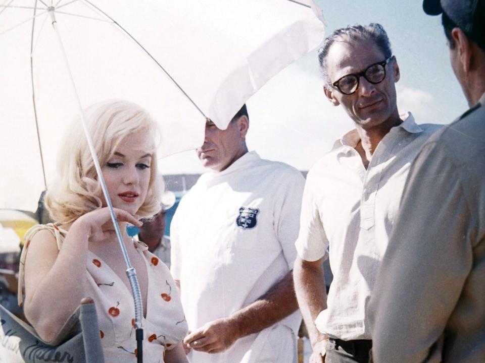 Marilyn Monroe and Arthur Miller