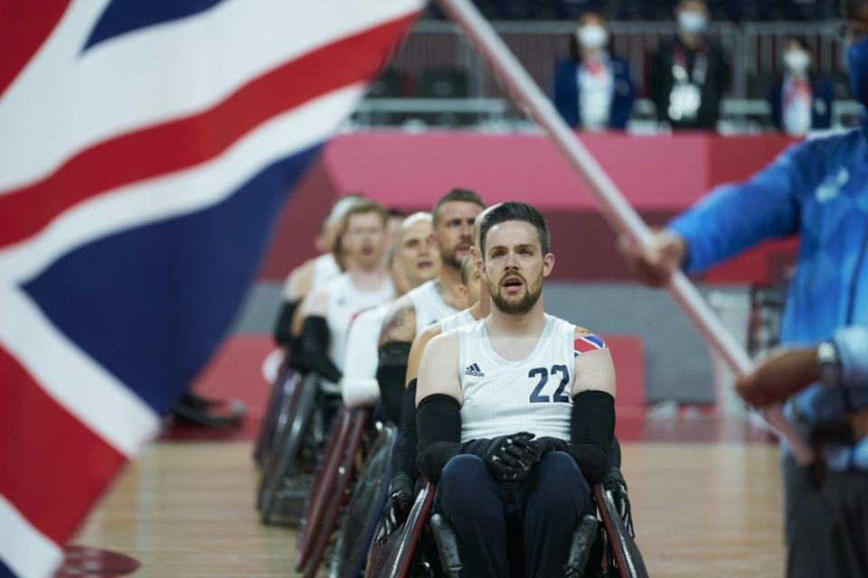 GB’s wheelchair rugby team secured a tense final win over the United States (ParalympicsGB/imagecomms/PA) (PA Media)