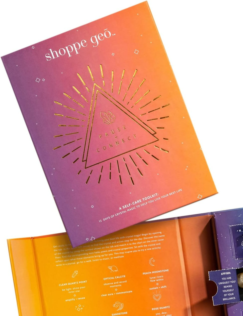 Shoppe Geo 12 Days of Crystal Magic Self-Care Advent Calendar