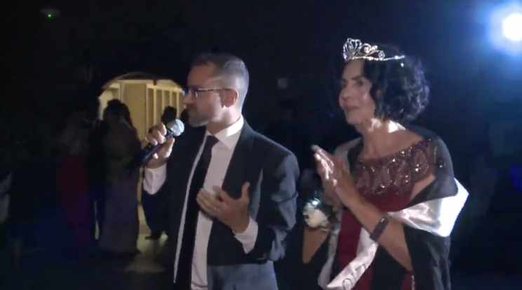 Abril at prom. (Photo: Courtesy of KPNX 12 News)