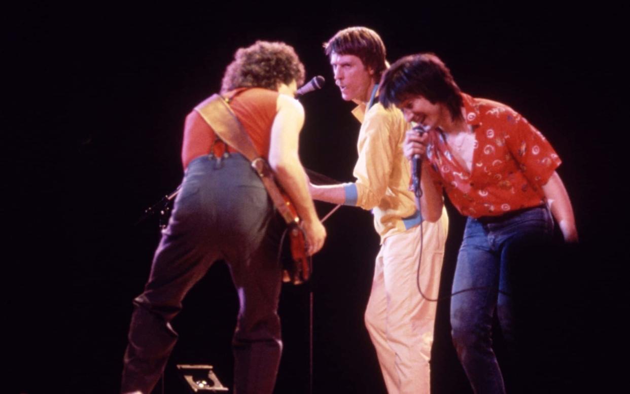 Neal Schon, Ross Valory and Steve Perry – aka, Journey – in 1984 - Rex