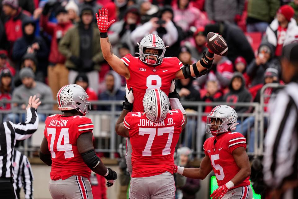 Cade Stover's 36 receptions were the most by an OSU tight end since Jeff Ellis had 40 in 1988.