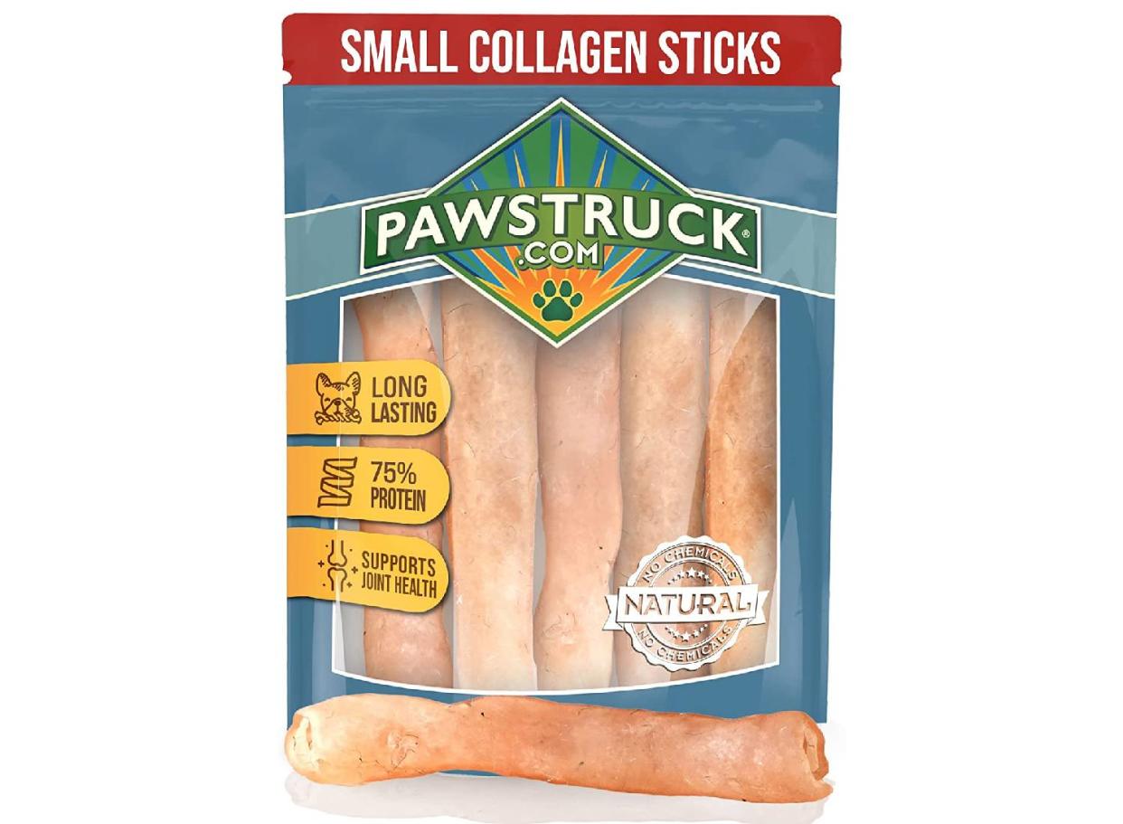 These yummy treats will help clean your dog's teeth and soothe their gut. (Source: Amazon)