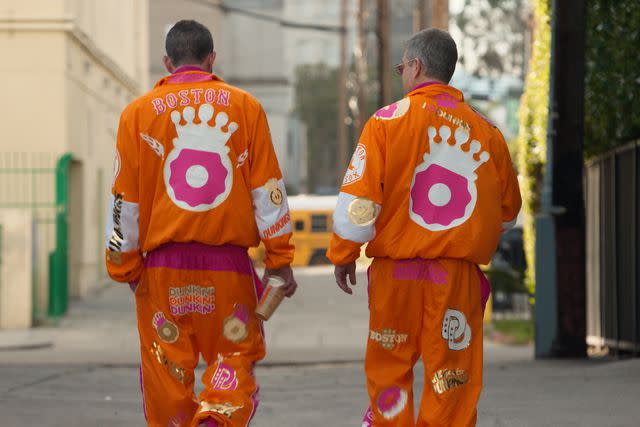 <p>Dunkin'</p> Ben Affleck and Matt Damon in Dunkin's Super Bowl Commercial 2024