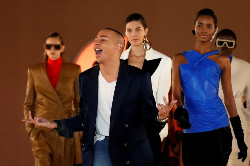 FILE PHOTO: Balmain collection show at Paris Fashion Week