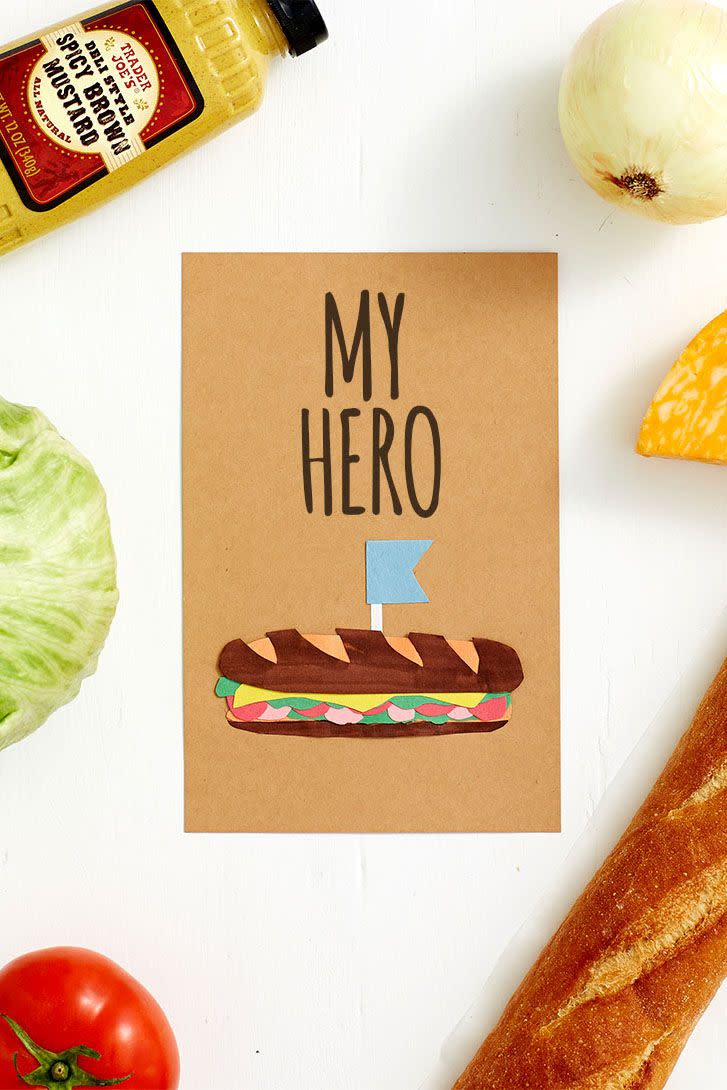 44) Sandwich Father's Day Card