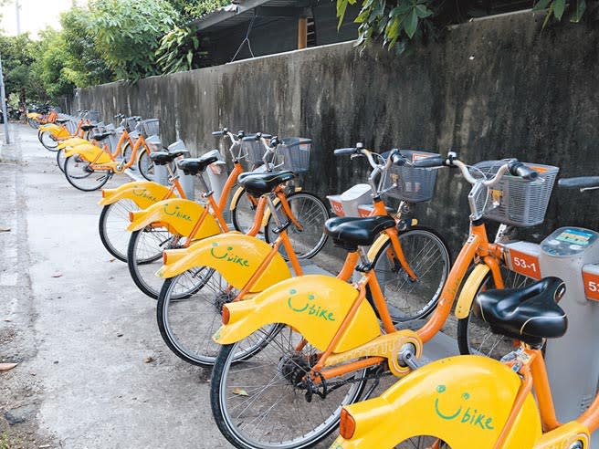 桃園市Youbike2018年10月起提供傷害保險，但實施1年加保人數不到2成，遭審計處點名，交通局去年底開始推動強制加保才能註冊會員。（蔡依珍攝）