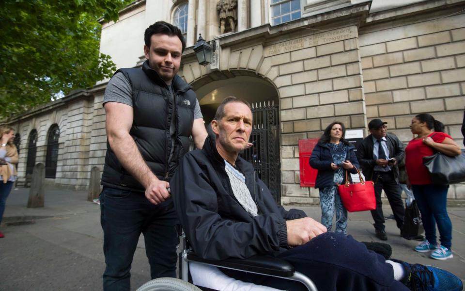 Liver patient Anthony Brett is turned away from a London hospital - Credit: Paul Grover/Telegraph