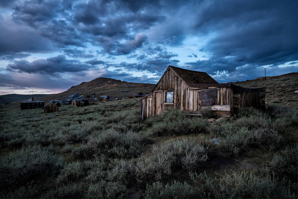 Abandoned real-life ghost town