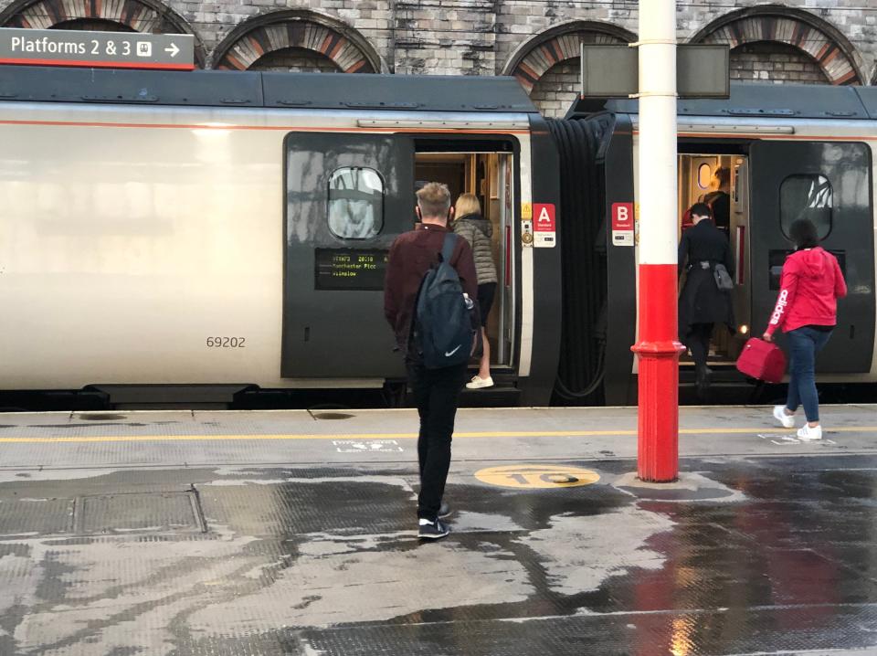 Paying less: Passengers boarding an Avanti West Coast train at Crewe (Simon Calder)