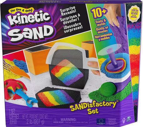 Give them a sensory surprise with this kinetic sand kit.