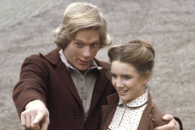 <p>NBCU Photo Bank</p> Dean Butler with Melissa Gilbert in 'Little House on the Prairie.'