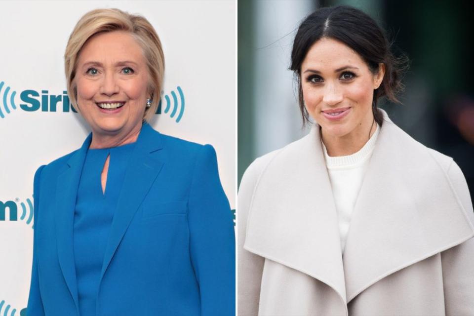 Hillary Clinton and Meghan Markle | Cindy Ord/Getty Images; Samir Hussein/WireImage