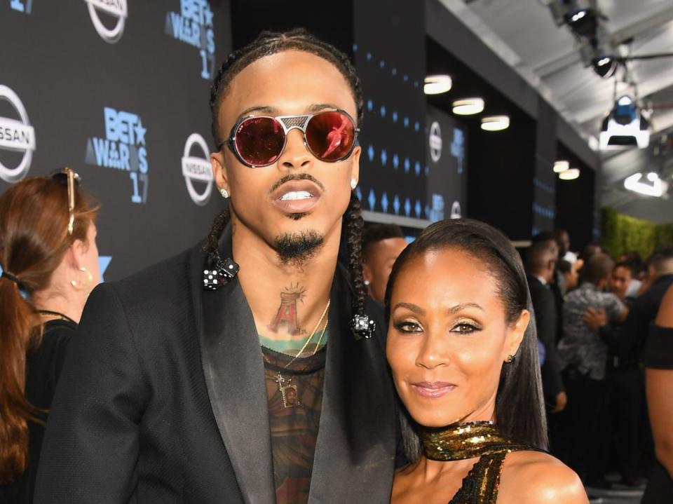 August Alsina y Jada Pinkett Smith (Getty Images para BET)