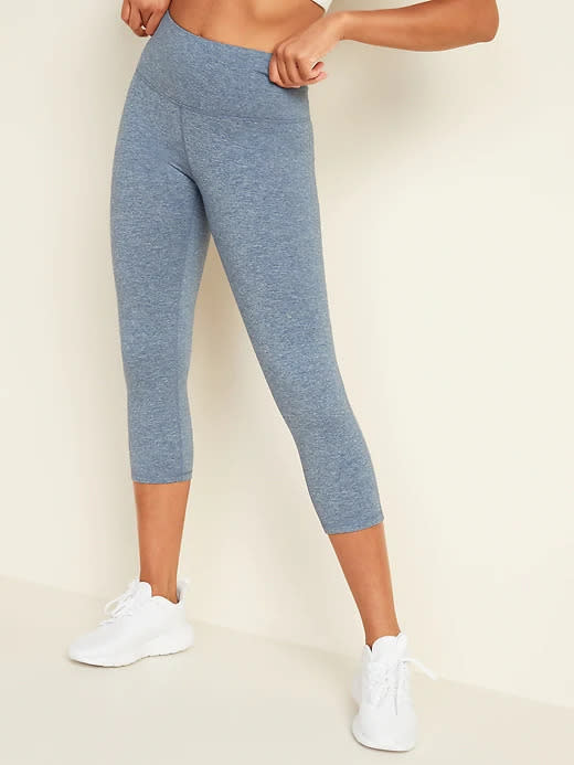 High-Waisted Elevate CozeCore Crop Leggings. Image via Old Navy.