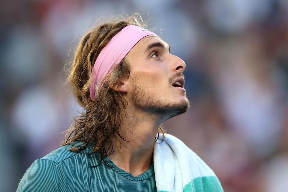 Stefanos Tsitspas Is Keeping Tennis God Hair Alive