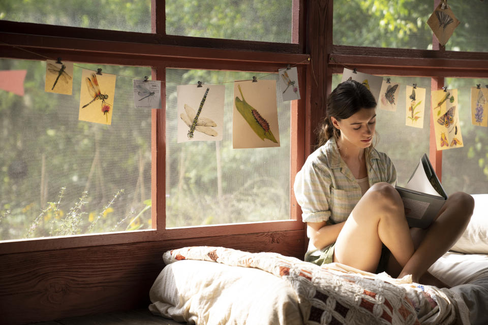 This image released by Sony Pictures shows Daisy Edgar-Jones in a scene from "Where the Crawdads Sing." (Michele K. Short/Sony Pictures via AP)