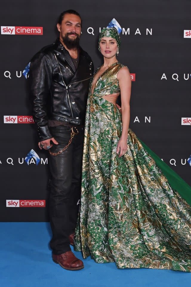 Amber Heard y Jason Mamoa