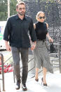<p>Just a few days after Affleck was spotted at Tiffany & Co. in the Westfield Century City Mall in Los Angeles, the couple <a href="https://people.com/movies/ben-affleck-and-jennifer-lopez-color-coordinate-during-mall-outing/" rel="nofollow noopener" target="_blank" data-ylk="slk:color-coordinated their outfits;elm:context_link;itc:0;sec:content-canvas" class="link ">color-coordinated their outfits</a> for a return trip to the same shopping center on Aug. 24, 2021. </p>