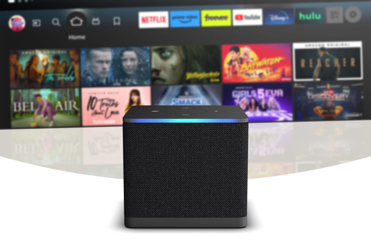 Fire TV Cube, Hands-free streaming device with Alexa, Wi-Fi 6E, 4K  Ultra HD