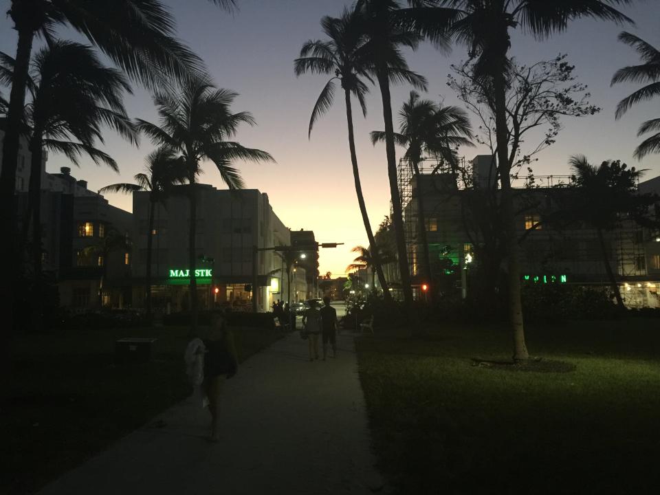 The city of Miami Beach ordered residents to evacuate the barrier island before Hurricane Irma hit Florida over the weekend. But just days after the storm, residents had returned to the beachside boardwalk in South Beach -- bringing with them a renewed sense of normalcy. (Photo: Travis Waldron/HuffPost)